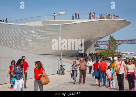 Portugal, estredmadura, Lissabon, Belem, Maat, Museum für Kunst, Architektur und Technik am Ufer des Flusses Tejo im ehemaligen Kraftwerk untergebracht Stockfoto