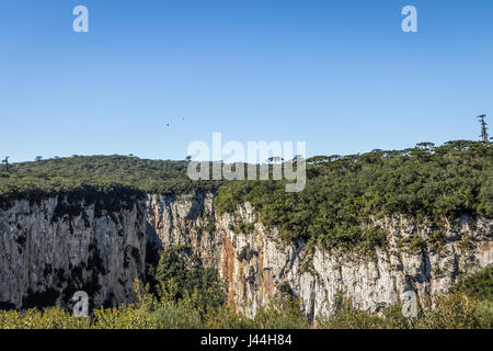 Itaimbezinho Canyon im Aparados da Serra National Park - Cambara do Sul, Rio Grande do Sul, Brasilien Stockfoto