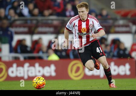 DUNCAN WATMORE SUNDERLAND FC Stadion von leichten SUNDERLAND ENGLAND 2. Januar 2016 Stockfoto