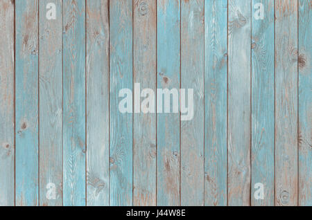 blaues Vintage Holzplanken Textur oder Hintergrund Stockfoto