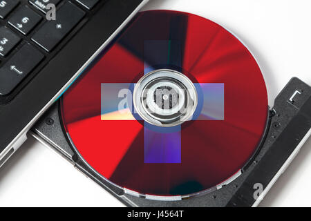 Schweizer Daten-cd Stockfoto