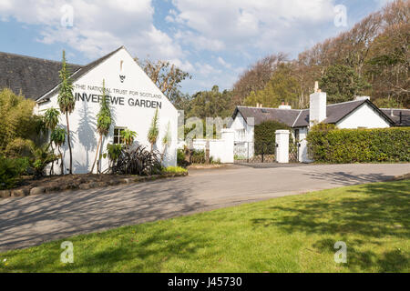 Inverewe Garden Eingang, Poolewe, Achnasheen, Scotland, UK Stockfoto