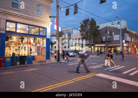 USA, Washington, Seattle, Alaska Junction Stockfoto