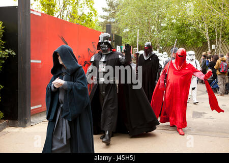 Nationalen Star Wars Day-Parade am Legoland UK Berkshire Stockfoto