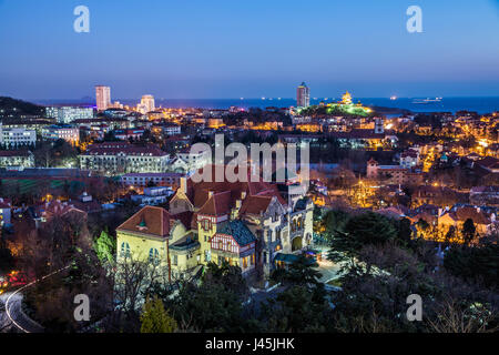 Alte Residenz des Gouverneurs von Deutschland in Qingdao, Provinz Shandong, China Stockfoto