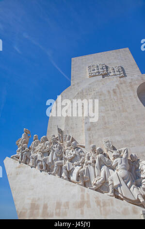 Portugal, Estredmadura, Lissabon, Belem, Denkmal der Entdeckungen Baujahr 1960 zum 500. Todestag von Heinrich Gedenken an die Naviga Stockfoto