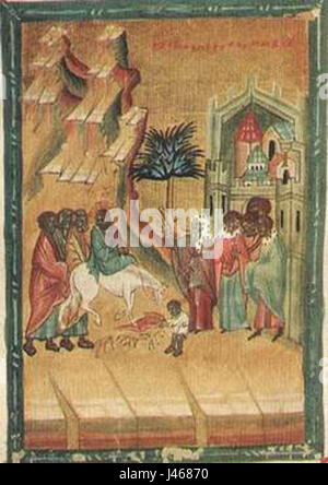 Am Palmsonntag Tver 15. c Stockfoto