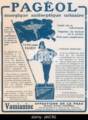 Die Ausgabe von L'ILLUSTRATION (Nr. 3908) vom 20. Januar 1918 zeigt eine prominente Illustration und Berichterstattung aus dieser Zeit. Diese Ausgabe bietet eine Momentaufnahme der Ereignisse und kulturellen Ereignisse während des Ersten Weltkriegs und fängt den Ton der eraâ durch seine visuellen und journalistischen Inhalte ein. Stockfoto