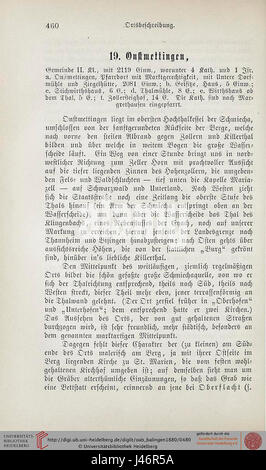 OABalingen0460 zeigt die landschaftliche Schönheit von Balingen, Deutschland, mit einem Schwerpunkt auf seiner Landschaft und seinem ländlichen Charme. Das Stück fängt die natürliche Schönheit und die ruhige Umgebung dieser kleinen deutschen Stadt ein. Stockfoto