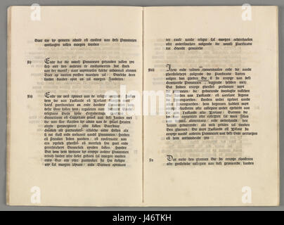 Die Unie van Utrecht (Union of Utrecht) war ein bedeutender historischer vertrag, der 1579 die nördlichen Provinzen der Niederlande in ihrem Kampf um die Unabhängigkeit von Spanien vereinte und zur Gründung der niederländischen Republik führte. Stockfoto