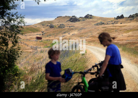 Bild von Tim Cuff - 18-23 Dezember 2016 - Otago Rail Trail, Neuseeland: Stockfoto