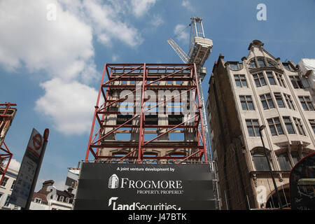 Ein Joint Venture-Entwicklung auf der Oxford Street, central London, Frogmore Immobilien und Land Securities Stockfoto