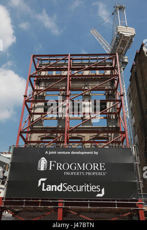 Ein Joint Venture-Entwicklung auf der Oxford Street, central London, Frogmore Immobilien und Land Securities Stockfoto