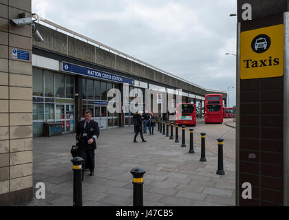 Hatton Cross station Stockfoto