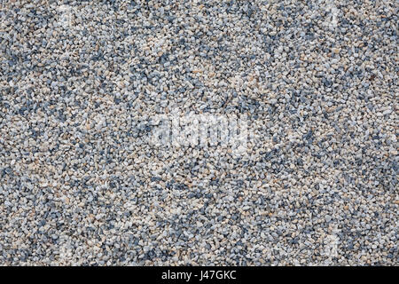 Abstrakte Kies Textur, Ansicht von oben. Stockfoto