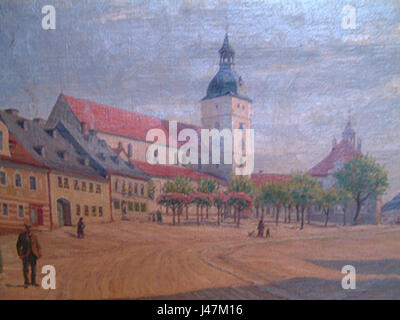 Miichael Lindner Kirche Mitterteich Stockfoto