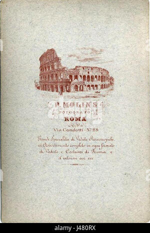 Molins, Pompeo (1827 1893) Roma n. 7 Basilika S.Giovanni verso Stockfoto