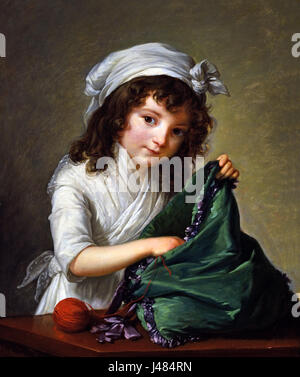 Mademoiselle Brongniart 1788 Louise Elisabeth Vigee Le Brun 1755-1842 Frankreich Französisch Stockfoto