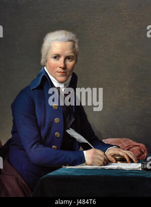 Porträt von Jacobus Blauw 1795 Jacques Louis David 1748-1825 Frankreich Französisch (Jacobus Blaauw 1759-1829 war ein niederländischer Richter, Politiker und Diplomat). Stockfoto