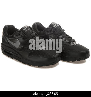 Nike Air Max 1 (GS) schwarz - 555766-043 Stockfoto