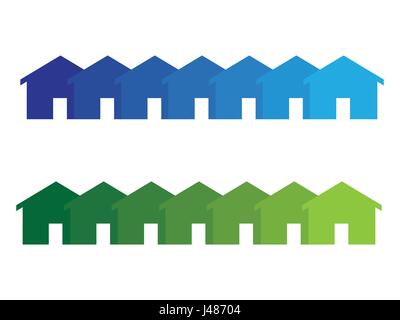 Home-Symbole Stock Vektor