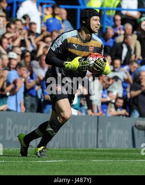 ARSENAL Torwart PETR CECH CHELSEA V ARSENAL STAMFORD BRIDGE Stadion LONDON ENGLAND 19. September 2015 Stockfoto