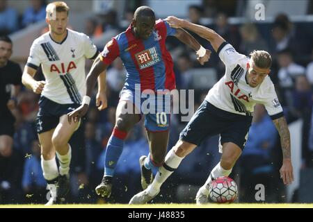 DELE ALLI YANNICK BOLASIE TOTTENHAM HOTSPUR FC V TOTTENHAM HOTSPUR FC V CRYSTAL WHITE HART LANE LONDON ENGLAND 20 September 20 Stockfoto