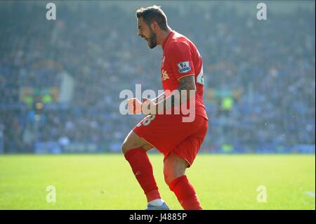 DANNY INGS EVERTON FCV LIVERPOOL FC GOODISON PARK EVERTON ENGLAND 4. Oktober 2015 Stockfoto