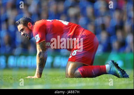 DANNY INGS LIVERPOOL FC LIVERPOOL FC GOODISON PARK EVERTON ENGLAND 4. Oktober 2015 Stockfoto