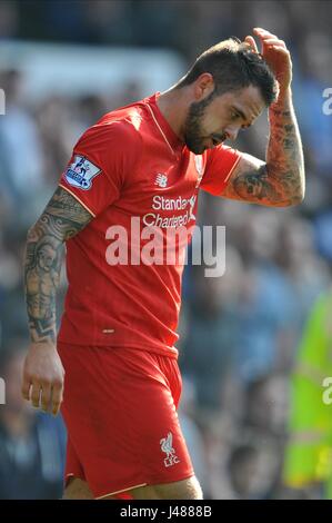 DANNY INGS LIVERPOOL FC LIVERPOOL FC GOODISON PARK EVERTON ENGLAND 4. Oktober 2015 Stockfoto