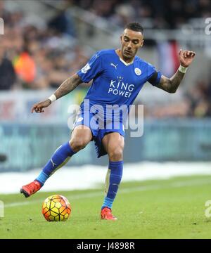 DANNY SIMPSON LEICESTER CITY FC LEICESTER CITY FC St. JAMES PARK NEWCASTLE ENGLAND 21. November 2015 Stockfoto