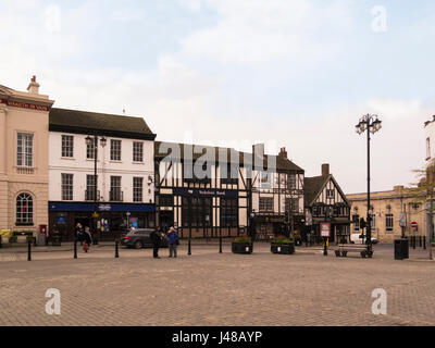 Blick über den Marktplatz Ripon North Yorkshire England UK Stockfoto