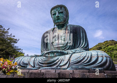 Der große Buddha von Kamakura Stockfoto