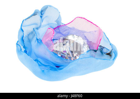 ein Bild der schönen künstliche Blume Stoff Stockfoto