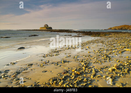 Kirche im Meer Llancwyfan, AberffRAW, Anglesey, Stockfoto