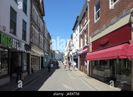 High Street, Barnstaple, Devon Stockfoto