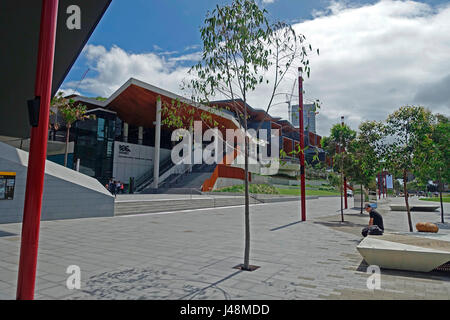 Das ICC Sydney Exhibition Centre im International Convention Centre Sydney (ICC Sydney), Australien. Stockfoto