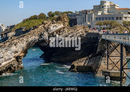 Le Musée De La Mer, Museum des Meeres, Biarritz, Aquitaine, Frankreich, Europa Stockfoto