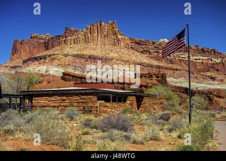 Capitol Reef National Park Visitor Center, Utah, USA Stockfoto