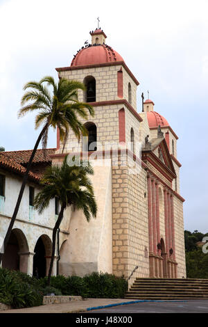 Die Mission in Santa Barbara in Kalifornien Stockfoto