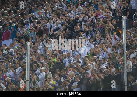 Madrid, Spanien. 10. Mai 2017. bei einem Champions-League-Halbfinale, 2. Bein Fußballspiel zwischen Atletico de Madrid und Real Madrid in Madrid, Spanien, Mittwoch, 10. Mai 2017 Credit: Gtres Información Más lokalen auf line,S.L./Alamy Live News Stockfoto