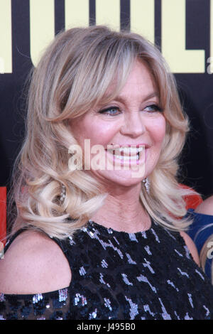 Los Angeles, USA. 10. Mai 2017. Goldie Hawn 10.05.2017 die Welt-Premiere von "Snatched" statt im Regency Village Theater in Los Angeles, CA-Foto: Cronos/Hollywood News Bildnachweis: Cronos/Alamy Live News Stockfoto