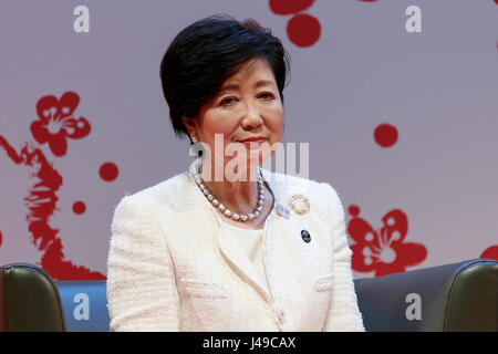 Tokio, Japan. 11. Mai 2017. Tokyo Gouverneur Yuriko Koike besucht die 2017 Global Summit of Women am 11. Mai 2017, Tokio, Japan. Die jährliche Global Summit of Women ist für die erste Zeit mit dem Ziel der Stärkung der japanischen Frauen durch die Reden der weibliche Führungskräfte aus privaten und öffentlichen Sektors in Tokio statt. Bildnachweis: Aflo Co. Ltd./Alamy Live-Nachrichten Stockfoto