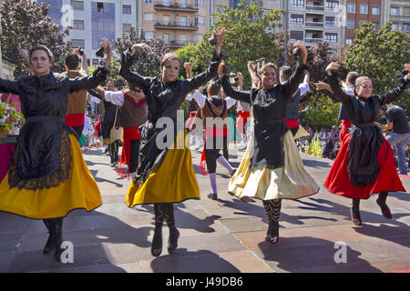 Weinfest von Logroño, La Rioja, Spanien Stockfoto