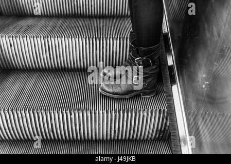 Sind Sie bereit Stiefel? Metro, Paris Stockfoto