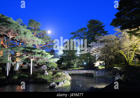 Kenrokuen Garten in Kanazawa, Japan Stockfoto