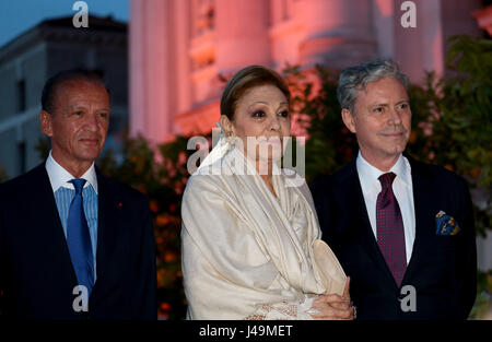 Private Veranstaltung organisiert von Herrn und Frau Pinault Giorgio Cini Stiftung in Venedig Foto: Farah Pahlavi Stockfoto