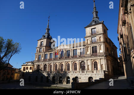 Ayuntamiento de Toledo oder Rathaus von Toledo im Plaza del Ayuntamiento Toledo Spanien Stockfoto