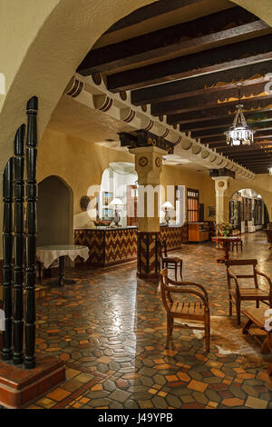 Lobby, historische Hotel Paisano (1930), Marfa, Texas USA Stockfoto