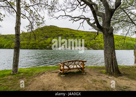 Hessische See im Bear Mountain im Bundesstaat New York Stockfoto